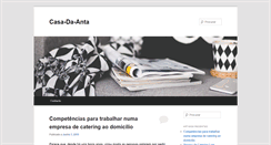 Desktop Screenshot of casa-da-anta.com