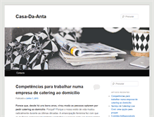 Tablet Screenshot of casa-da-anta.com